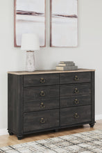Load image into Gallery viewer, Nanforth King Panel Bed with Dresser and Nightstand
