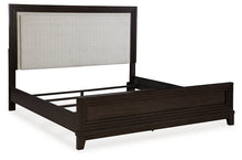 Load image into Gallery viewer, Neymorton California King Upholstered Panel Bed with 2 Nightstands
