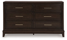 Load image into Gallery viewer, Neymorton King Upholstered Panel Bed with Dresser and 2 Nightstands
