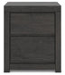 Parlayon Two Drawer Night Stand