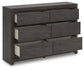 Parlayon Six Drawer Dresser