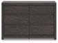 Parlayon Six Drawer Dresser