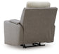 Stately Check PWR Recliner/ADJ Headrest
