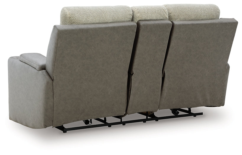 Stately Check PWR REC Loveseat/CON/ADJ HDRST