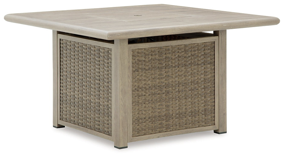 Carisbo Square Fire Pit Table