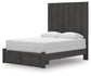 Parlayon  Panel Storage Bed