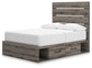 Urbanoore  Panel Bed With Storage