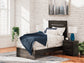Delmorta  Panel Bed