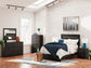 Delmorta  Panel Bed