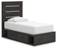 Delmorta  Panel Storage Bed