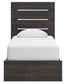 Delmorta  Panel Storage Bed