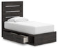 Delmorta  Panel Storage Bed