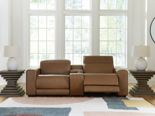 Rally-Up 2-Piece Power Reclining Sectional Loveseat with Console