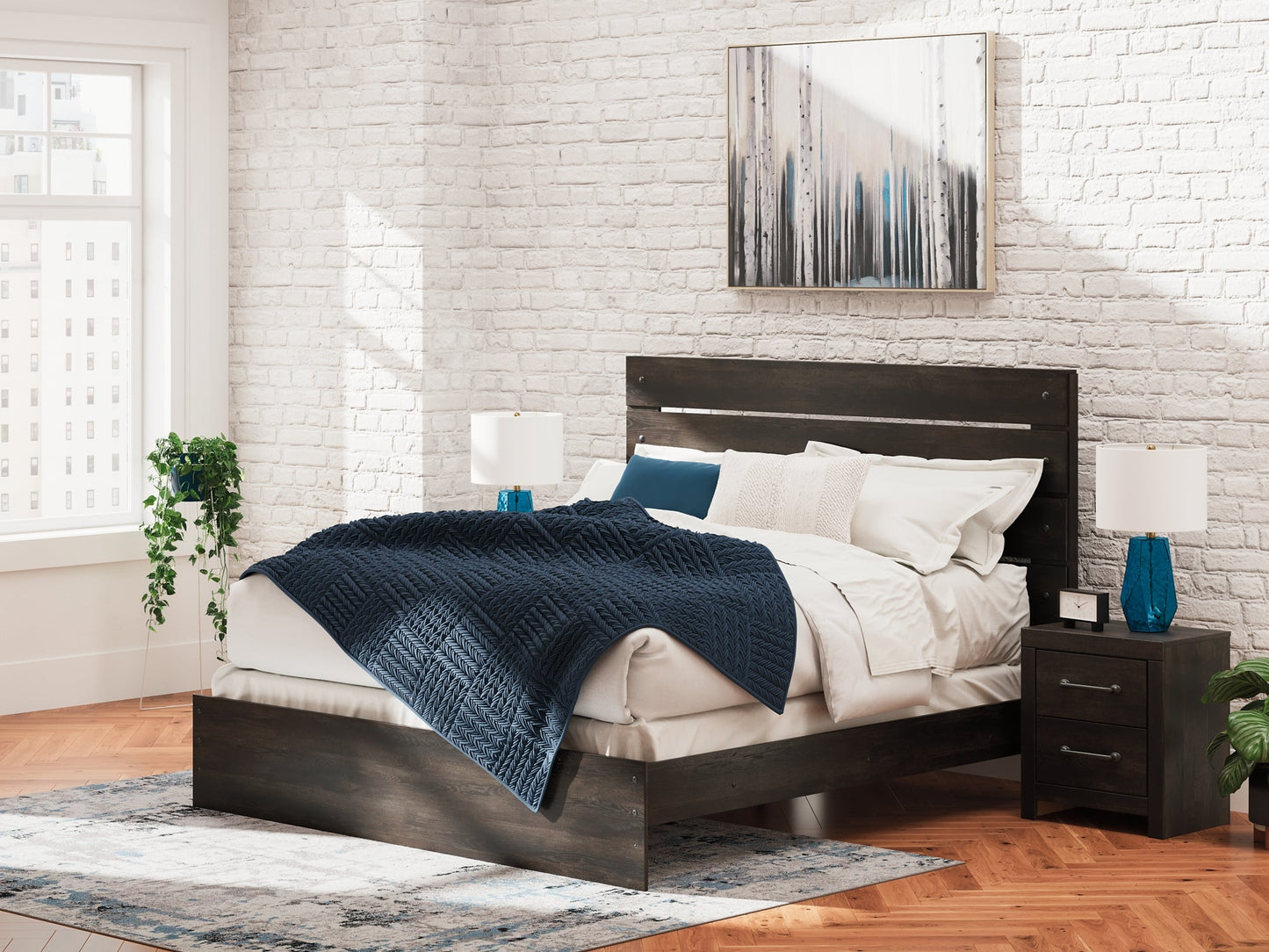 Delmorta  Panel Bed