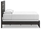 Delmorta  Panel Bed