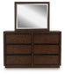 Kendamor Dresser and Mirror