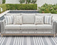 Seton Creek Outdoor Sofa and Loveseat with Coffee Table