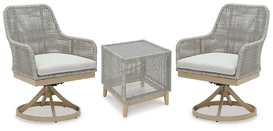 Ashley Express - Seton Creek 2 Outdoor Chairs with End Table