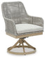 Ashley Express - Seton Creek 2 Outdoor Chairs with End Table