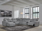 Modmax 7-Piece Power Reclining Sectional with Chaise
