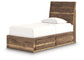 Zadilyn Twin Panel Bed with Storage