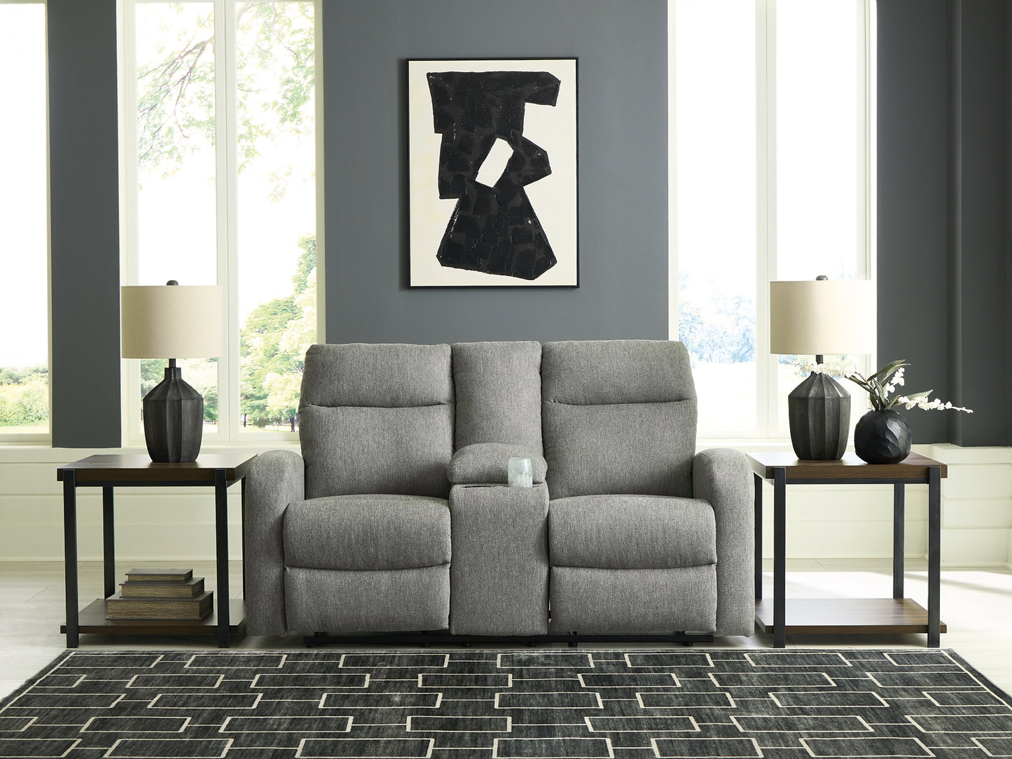 Gauntlet DBL Rec Loveseat w/Console