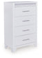 Frostlyn Four Drawer Chest