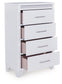 Frostlyn Four Drawer Chest