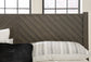Arkenton King Panel Bed with Mirrored Dresser, Chest and Nightstand