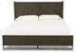 Arkenton California King Panel Bed with Mirrored Dresser, Chest and 2 Nightstands