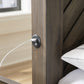 Arkenton California King Panel Bed with Mirrored Dresser, Chest and 2 Nightstands