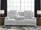 Rhines Falls REC PWR Sofa w/Drop Down Table