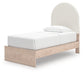 Shapella Twin Upholstered Panel Bed with Storage