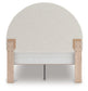 Shapella Full Upholstered Panel Bed