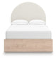 Shapella Full Upholstered Panel Bed with Storage
