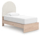 Shapella Twin Upholstered Panel Bed