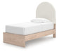 Shapella Twin Upholstered Panel Bed