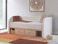 Shapella Twin Upholstered Day Bed with Storage