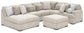 Cuddle Plush 6-Piece Sectional with Chaise