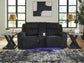 TwinBrooke Pwr Rec Loveseat/Con/Adj Hdrst