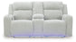 TwinBrooke Pwr Rec Loveseat/Con/Adj Hdrst