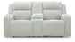 TwinBrooke Pwr Rec Loveseat/Con/Adj Hdrst