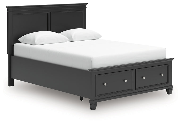 Lanolee Queen Panel Storage Bed