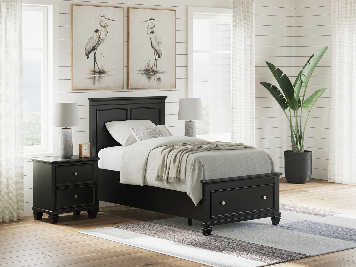 Lanolee Twin Panel Storage Bed