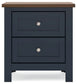 Landocken Full Panel Headboard with Mirrored Dresser, Chest and Nightstand