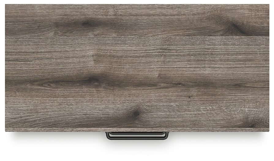 Graystorm Twin Panel Storage Bed with Mirrored Dresser and Chest