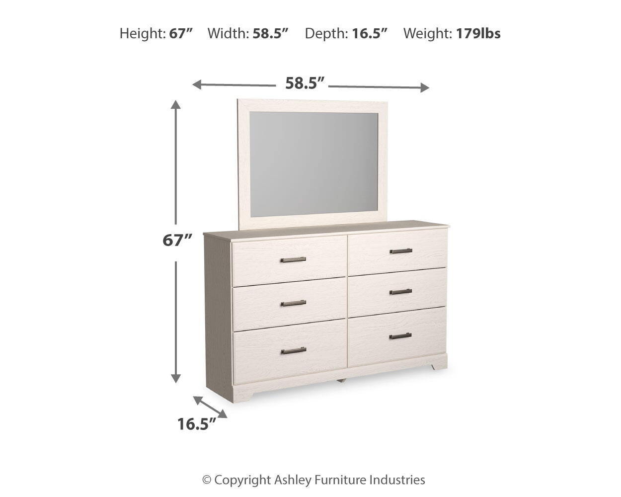 Stelsie Dresser and Mirror