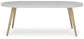 Seton Creek Oval Dining Table w/UMB OPT