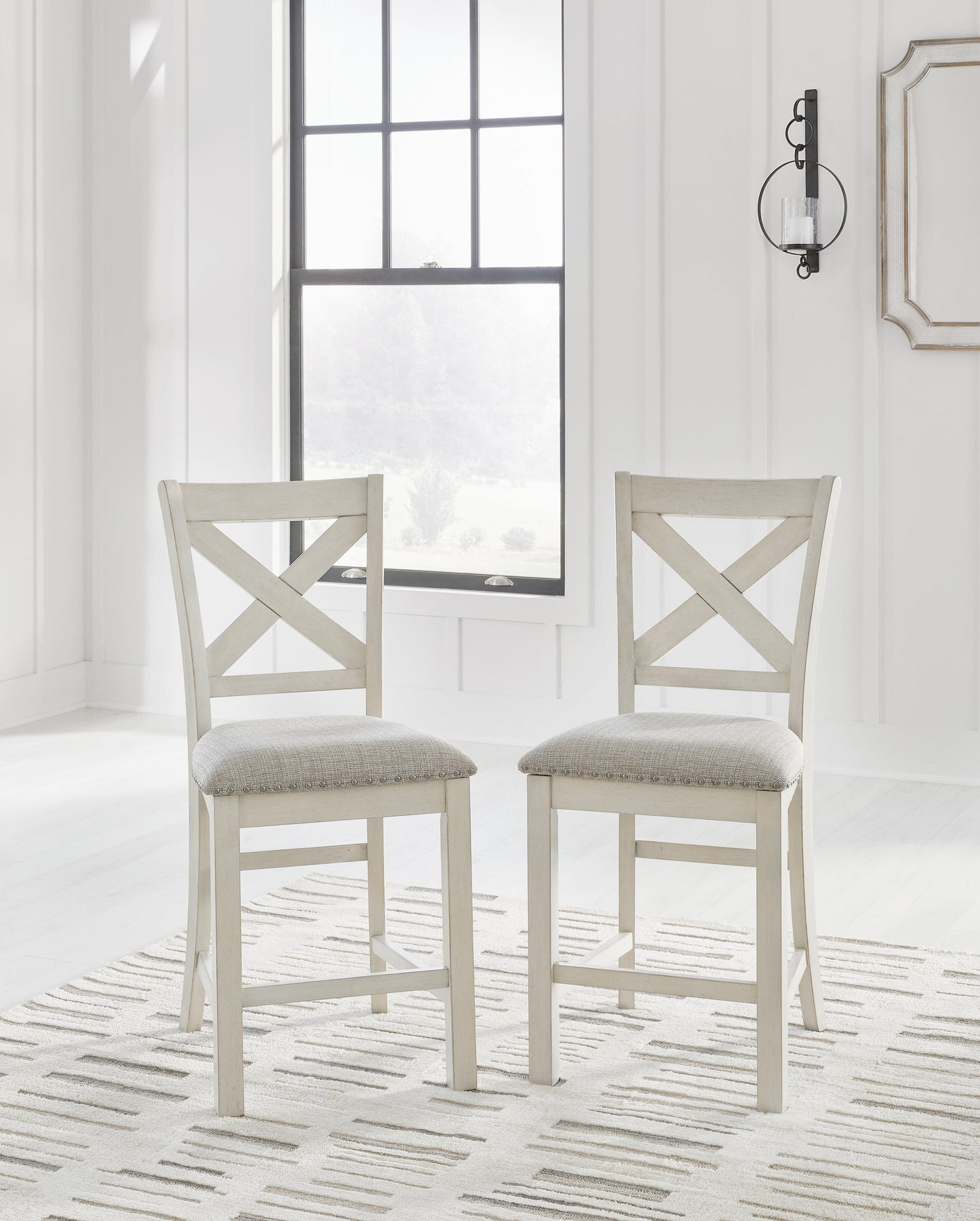 Ashley Express - Robbinsdale Upholstered Barstool (2/CN)