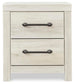 Cambeck Full Panel Bed with 4 Storage Drawers with Mirrored Dresser, Chest and Nightstand